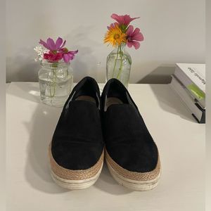 Clarks Women's Marie Sail Loafers black slip on shoes size 10 fall